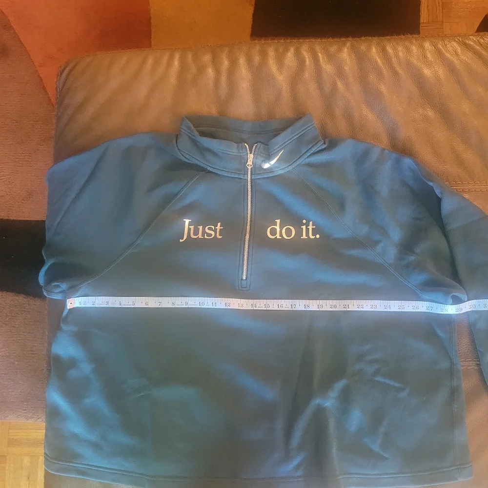 NWOT Nike Half Zip 'Just Do It' Pullover - Picture 8 of 11